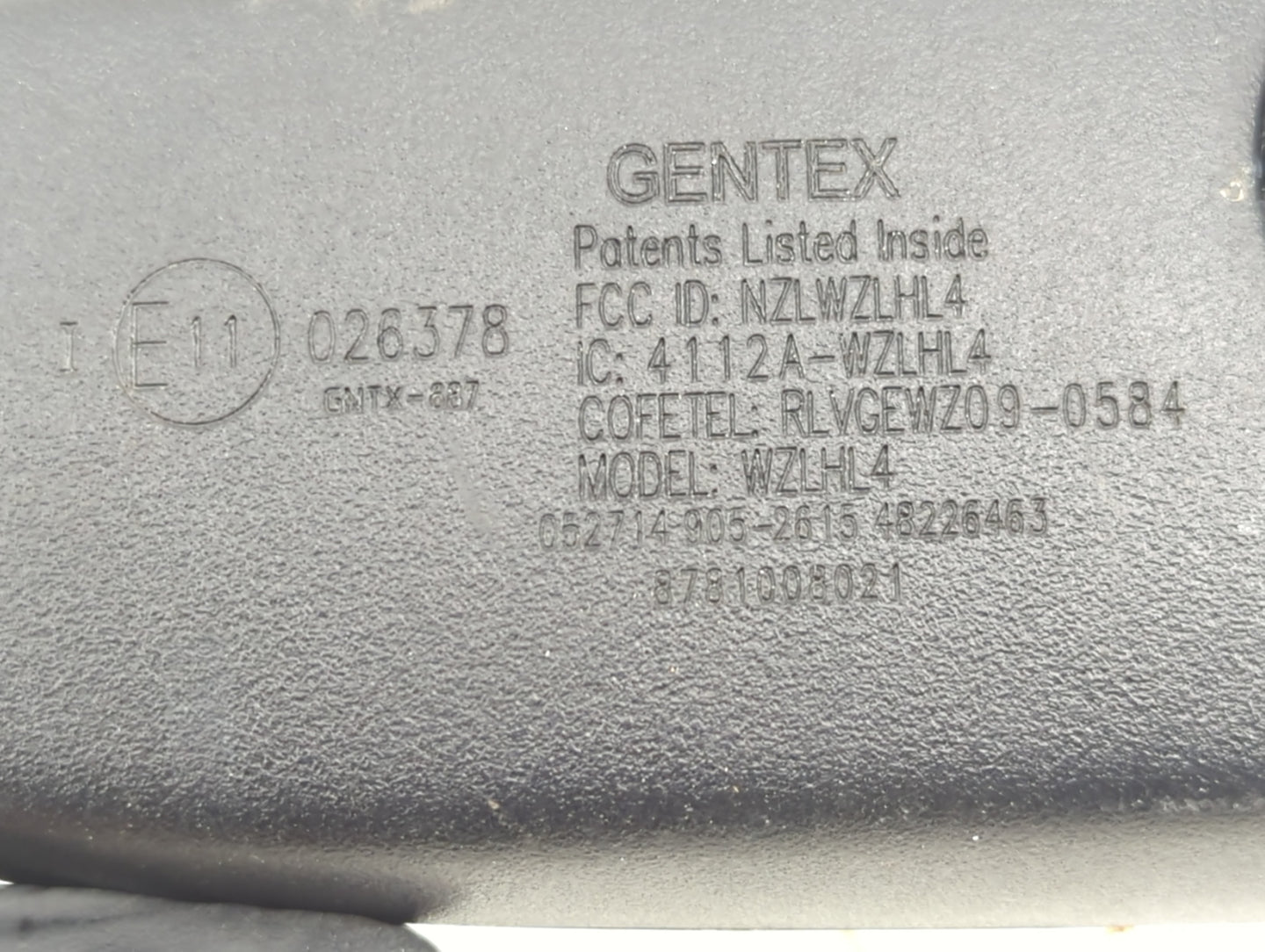 2014-2017 Toyota Tundra Interior Rear View Mirror Replacement OEM P/N:4112A-WZLHL4 Fits Fits 2014 2015 2016 2017 2018 2019 O