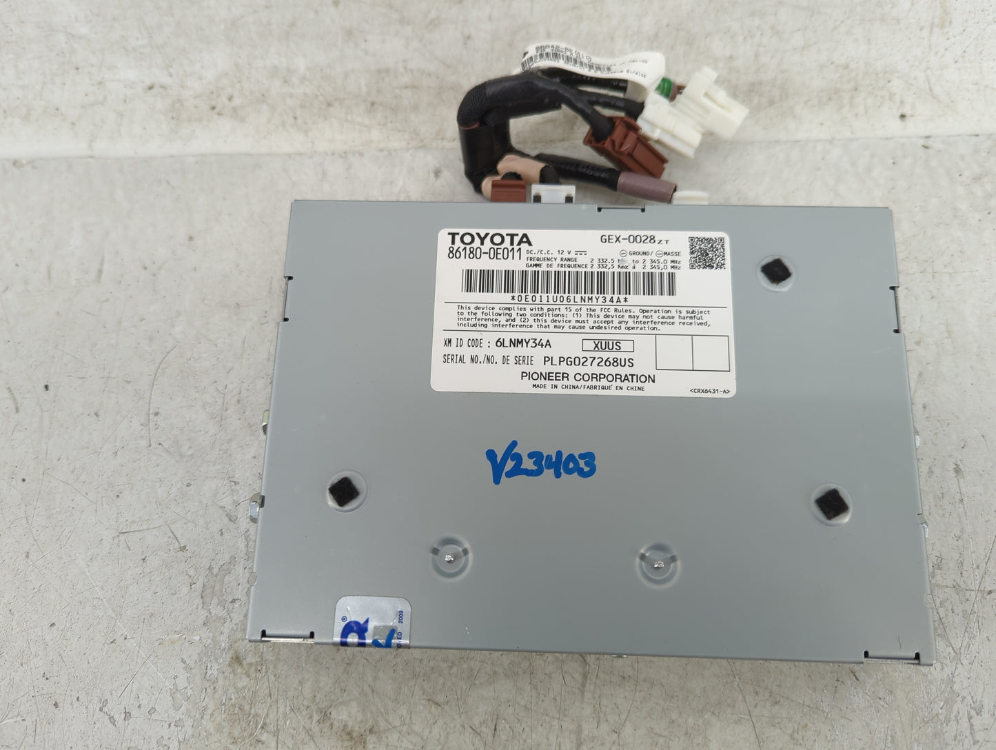 2014-2021 Toyota Tundra Radio AM FM Cd Player Receiver Replacement P/N:86180-0E011 GEX-0028 Fits OEM Used Auto Parts - Oemus