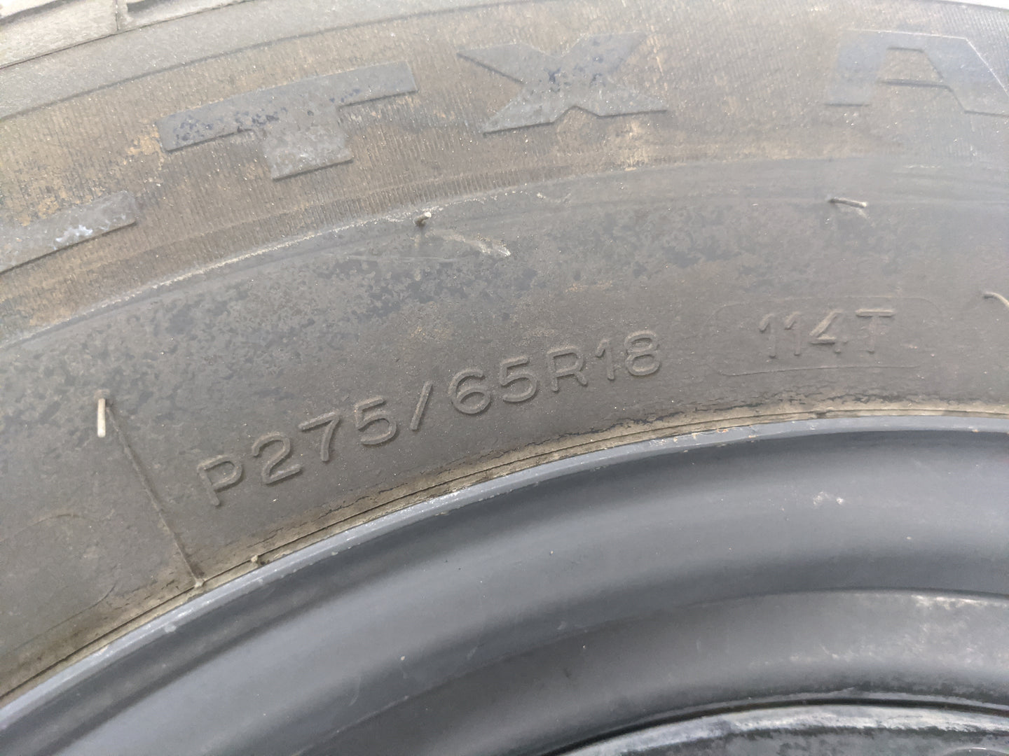 2017 Toyota Tundra Spare Donut Tire Wheel Rim Oem - Oemusedautoparts1.com