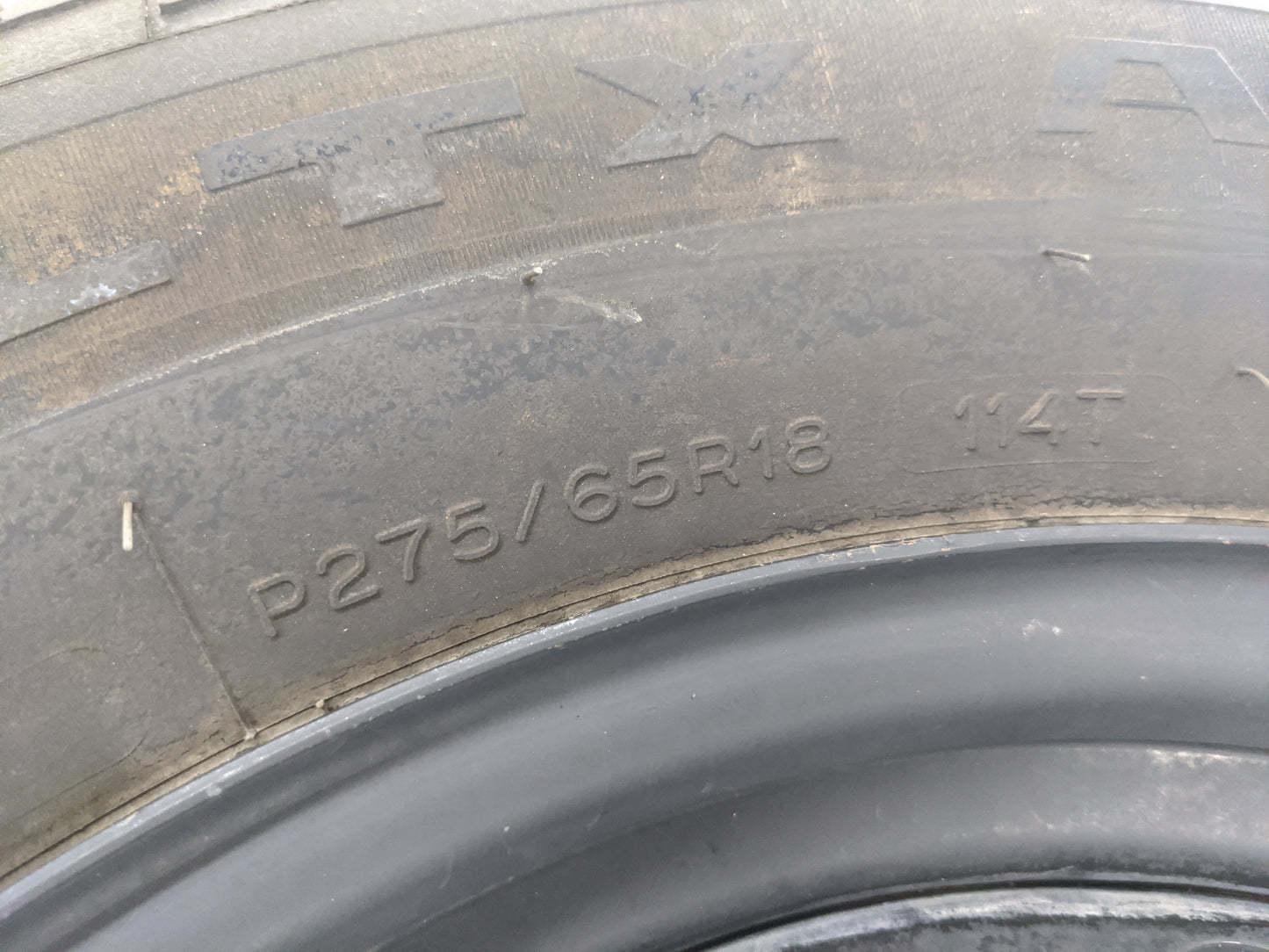 2017 Toyota Tundra Spare Donut Tire Wheel Rim Oem - Oemusedautoparts1.com