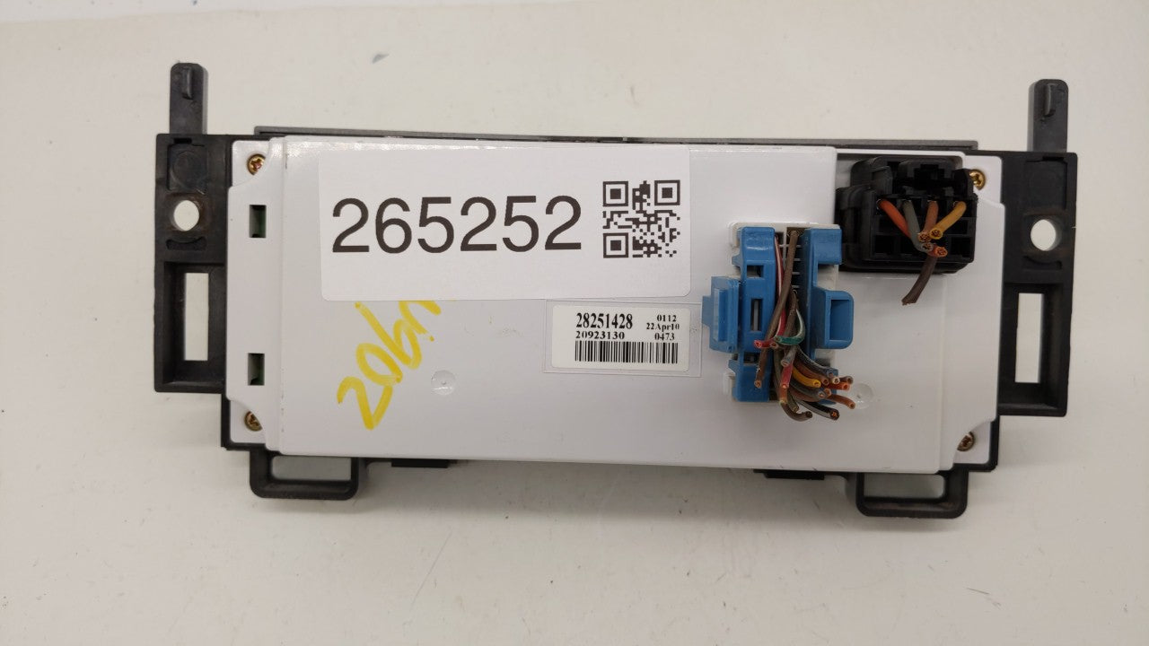 2017-2018 Toyota Yaris Ia Climate Control Module Temperature AC/Heater Replacement P/N:28272781 28251428 Fits OEM Used Auto 