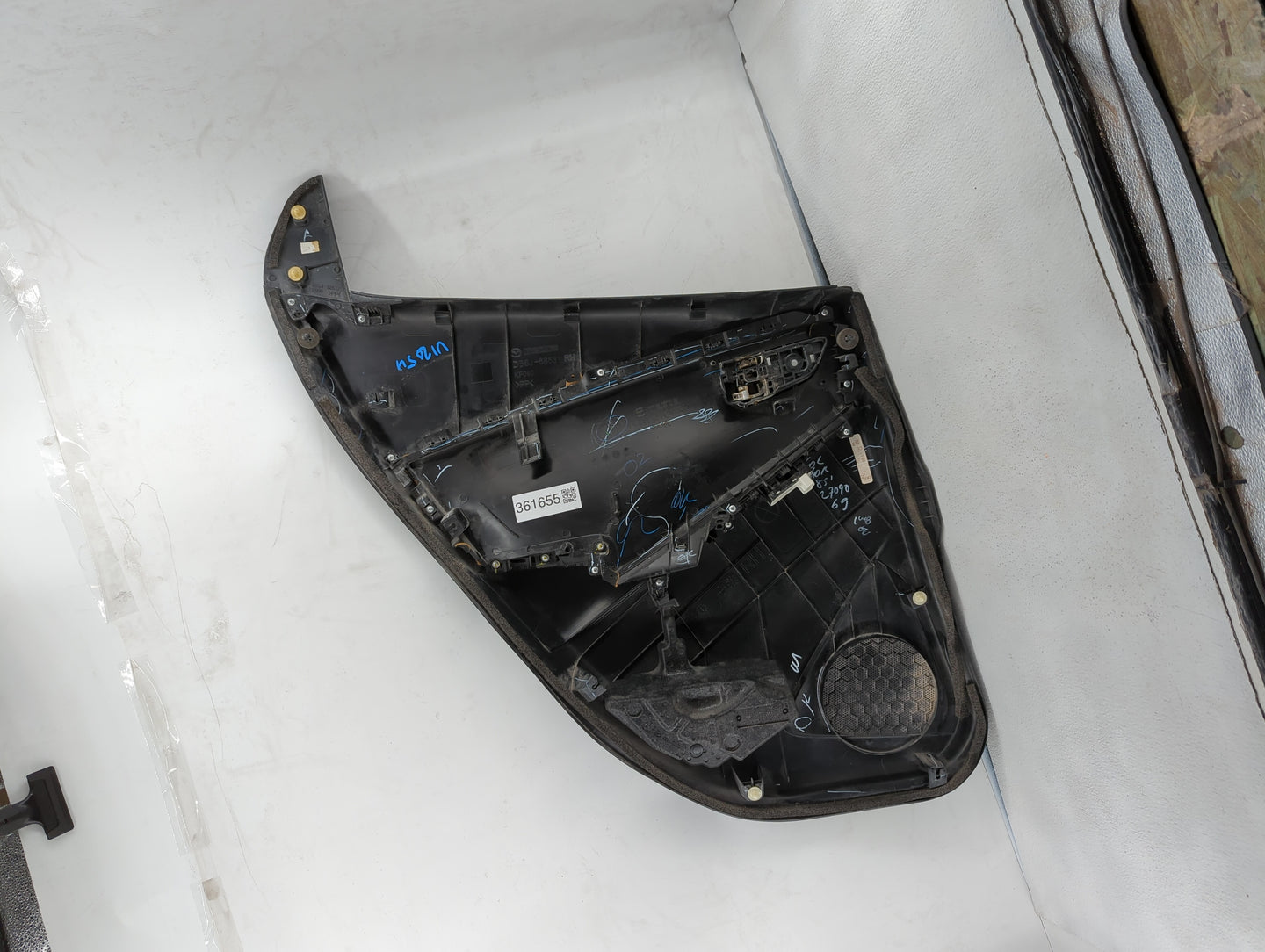 2017 Toyota Yaris Ia Rear Right Passenger Interior Door Panel Trim - Oemusedautoparts1.com