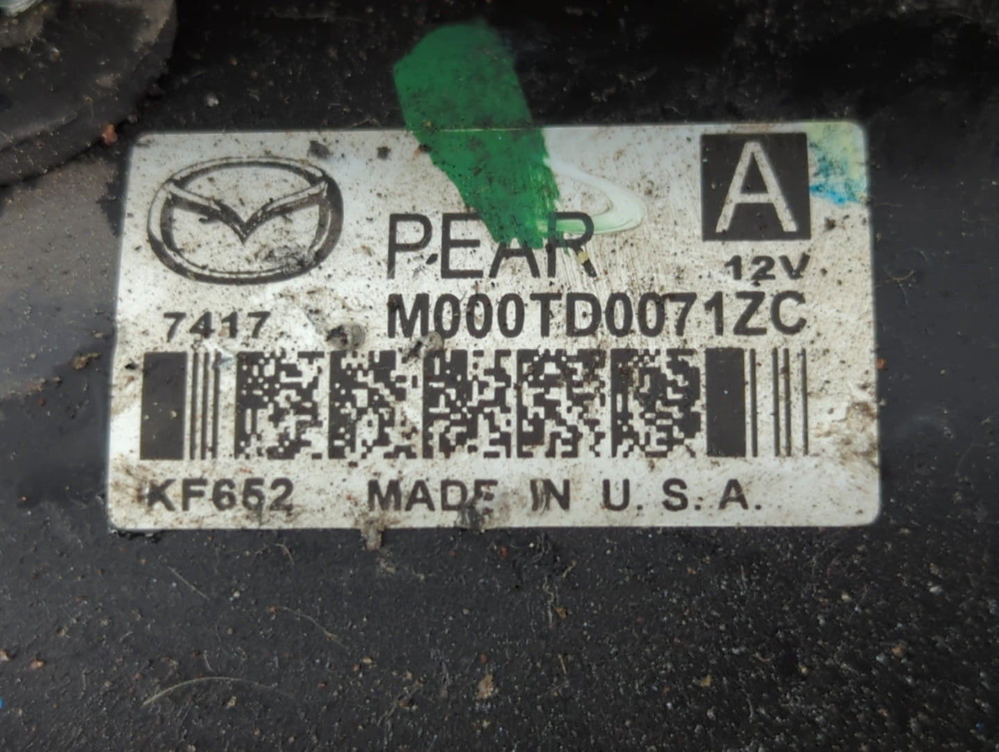 2017-2018 Toyota Yaris Ia Car Starter Motor Solenoid OEM P/N:M000TD0071ZC Fits Fits 2016 2017 2018 2019 2020 OEM Used Auto P