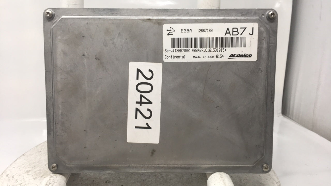 2017 Verano Buick PCM Engine Control Computer ECU ECM PCU OEM P/N:12667189 Fits Fits 2018 2019 OEM Used Auto Parts - Oemused