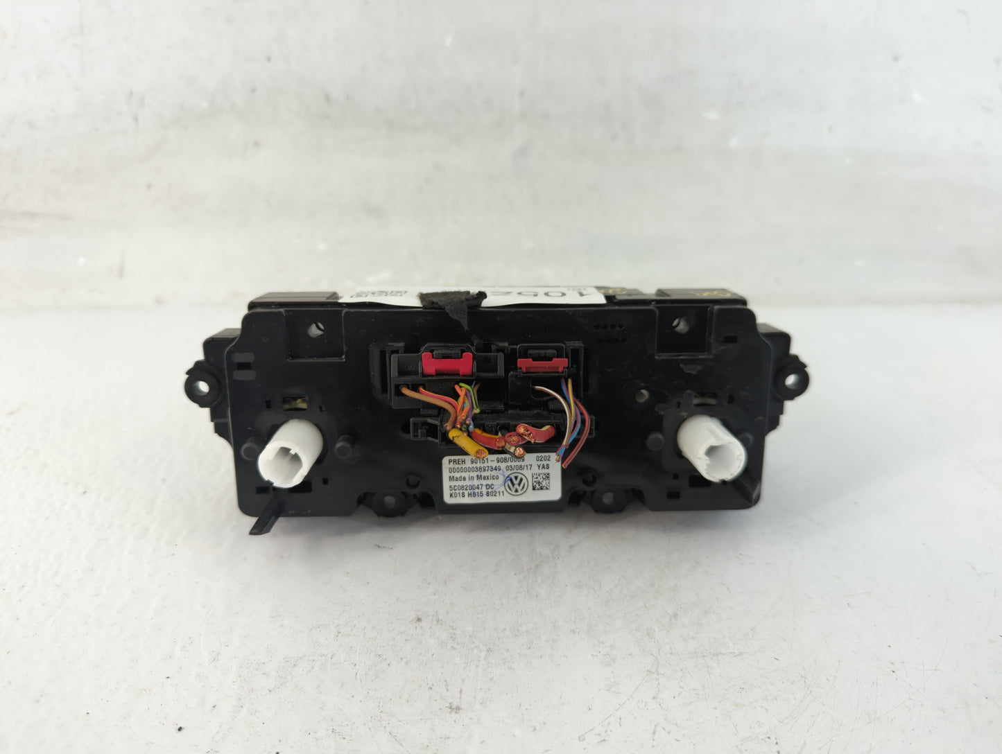 2017-2019 Volkswagen Beetle Climate Control Module Temperature AC/Heater Replacement P/N:90151-908 Fits Fits 2017 2018 2019 