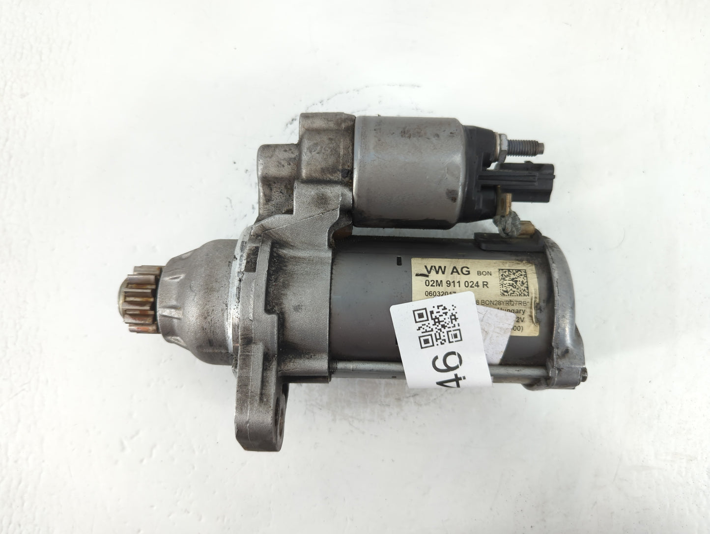 2012-2017 Volkswagen Beetle Car Starter Motor Solenoid OEM P/N:02M 911 024 R Fits OEM Used Auto Parts - Oemusedautoparts1.co