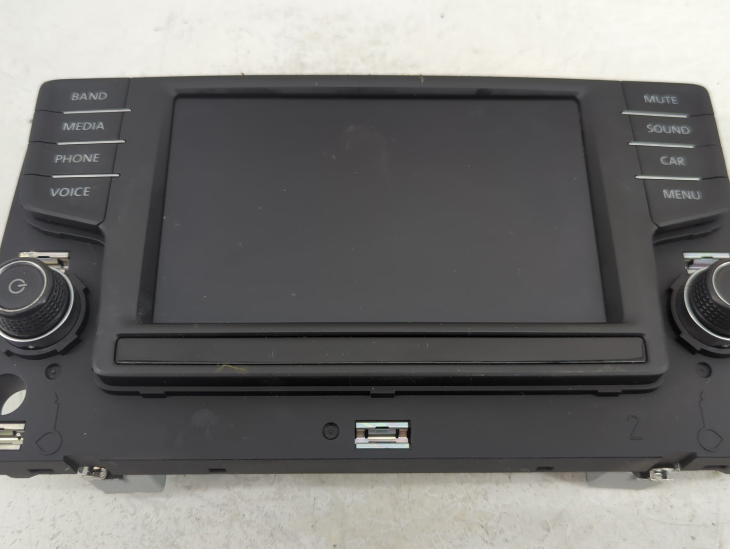 2017 Volkswagen Golf Radio AM FM Cd Player Receiver Replacement P/N:3G0 919 605 H Fits OEM Used Auto Parts - Oemusedautopart