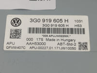 2017 Volkswagen Golf Radio AM FM Cd Player Receiver Replacement P/N:3G0 919 605 H Fits OEM Used Auto Parts - Oemusedautopart