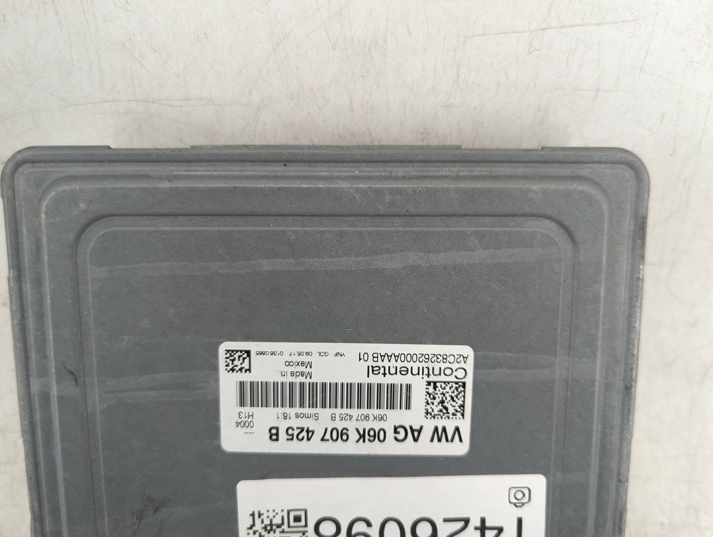 2015-2017 Volkswagen Golf PCM Engine Control Computer ECU ECM PCU OEM P/N:06K 907 425 B A2C83262000 Fits Fits 2015 2016 2017