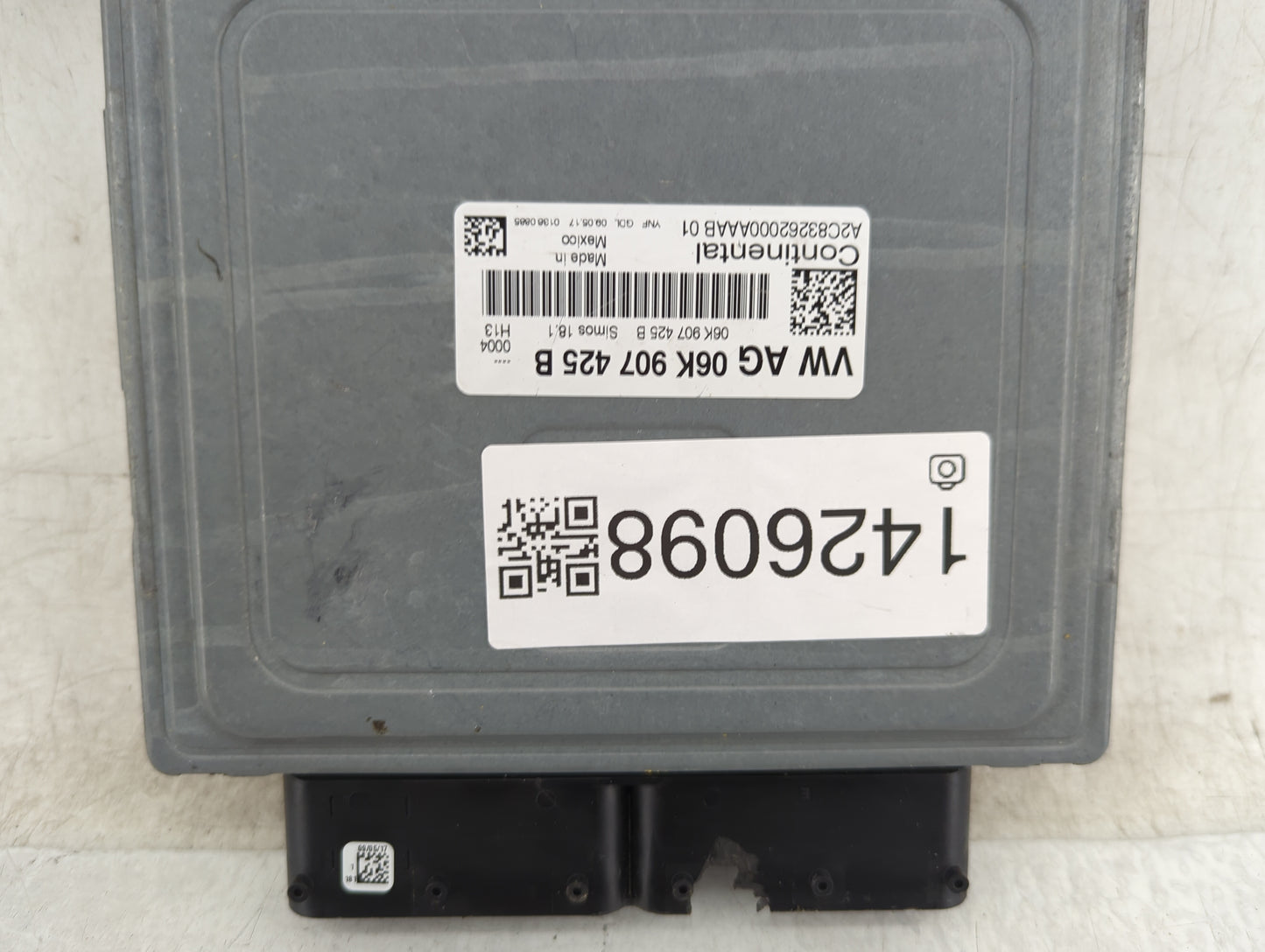 2015-2017 Volkswagen Golf PCM Engine Control Computer ECU ECM PCU OEM P/N:06K 907 425 B A2C83262000 Fits Fits 2015 2016 2017