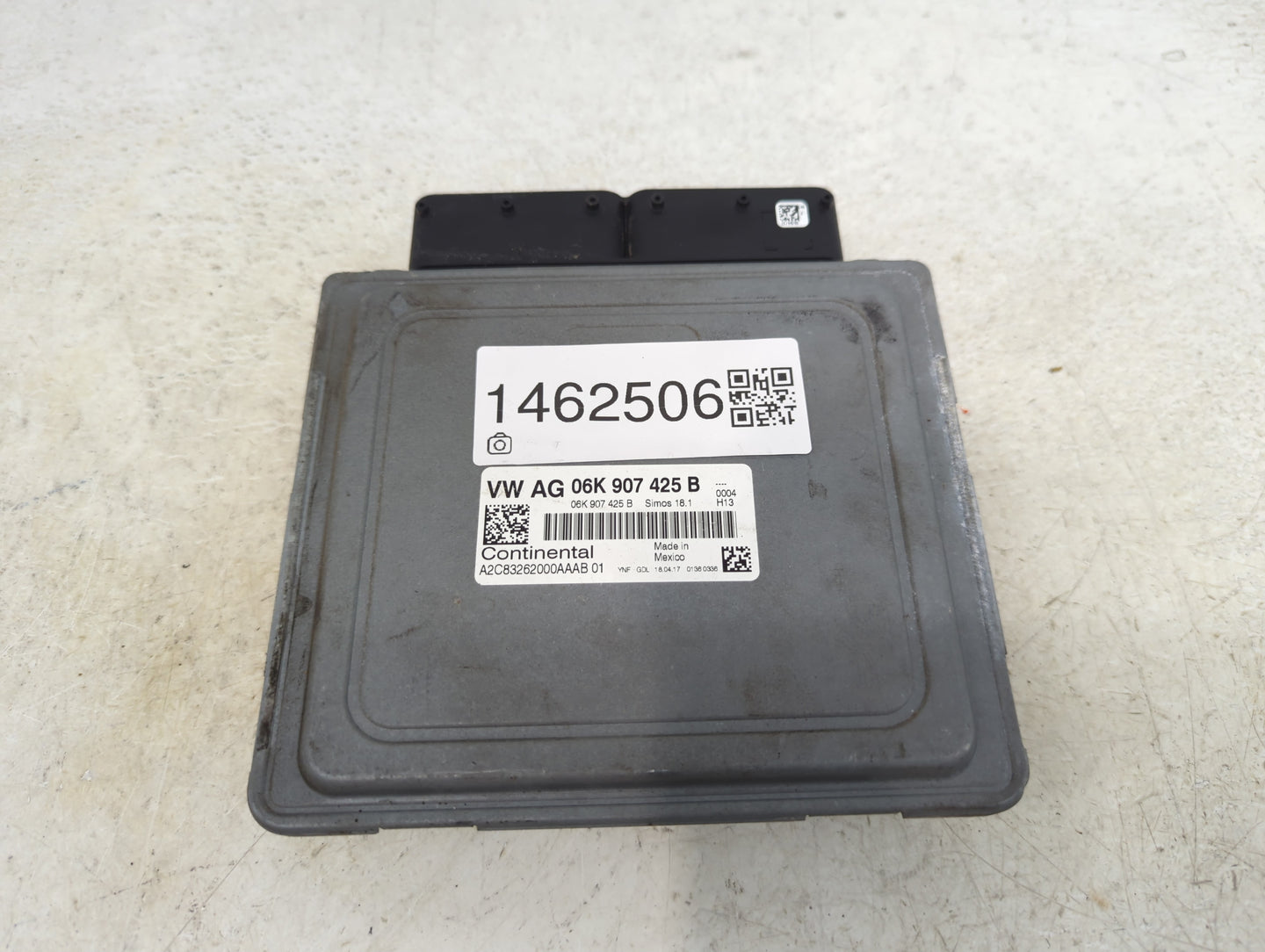 2015-2017 Volkswagen Golf PCM Engine Control Computer ECU ECM PCU OEM P/N:06K907425B A2C83262000AAAB01 Fits Fits 2015 2016 2