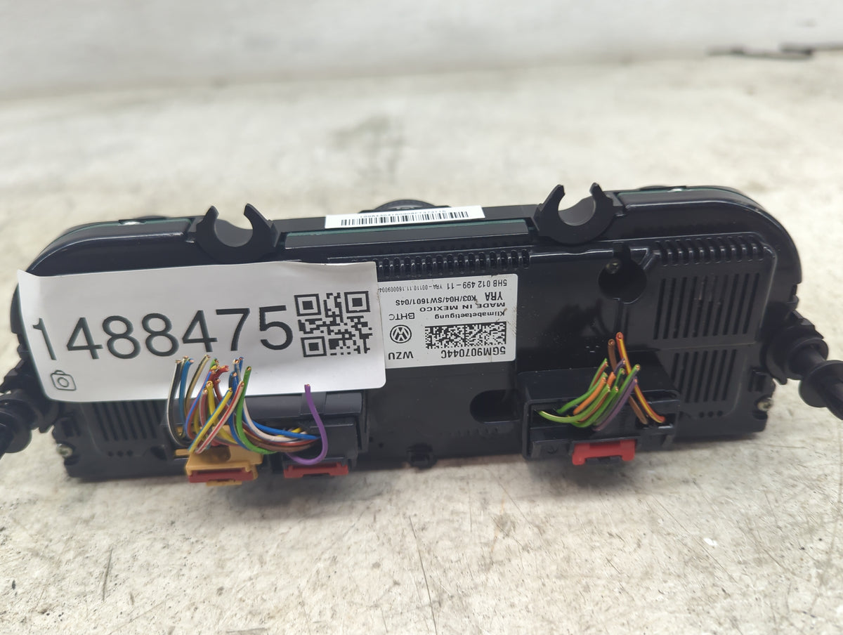 2017 Volkswagen Golf Climate Control Module Temperature AC/Heater Replacement P/N:5HB012499-11 5GM907044C Fits OEM Used Auto