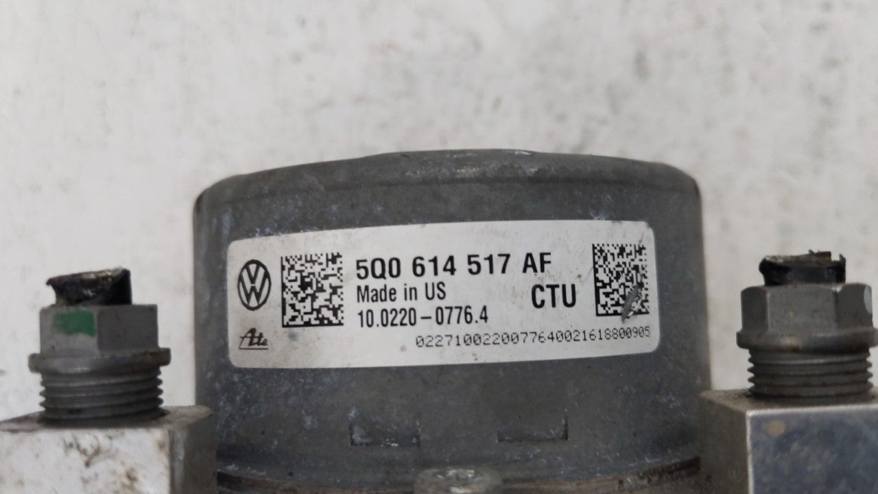 2015-2016 Volkswagen Golf ABS Pump Control Module Replacement P/N:1K0 907 379 CC 5Q0 614 517 AQ Fits Fits 2015 2016 2017 OEM