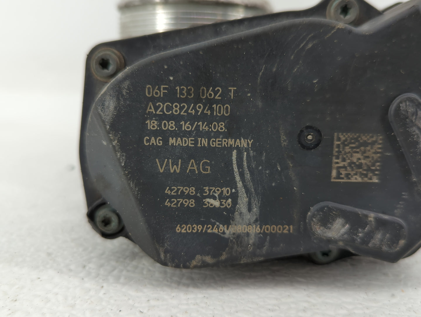 2013-2019 Volkswagen Golf Throttle Body P/N:06F 133 062 G 06F 133 062 Q Fits OEM Used Auto Parts - Oemusedautoparts1.com