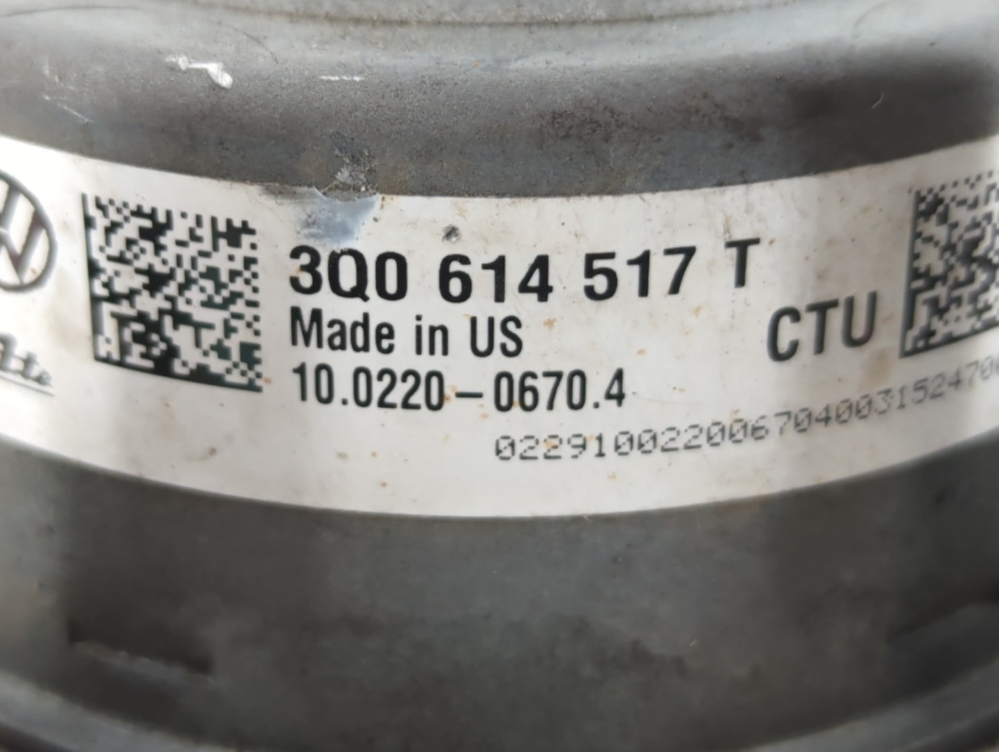 2015-2016 Volkswagen Golf ABS Pump Control Module Replacement P/N:3Q0 614 517 T 5Q0 614 517 P Fits Fits 2015 2016 2017 OEM U