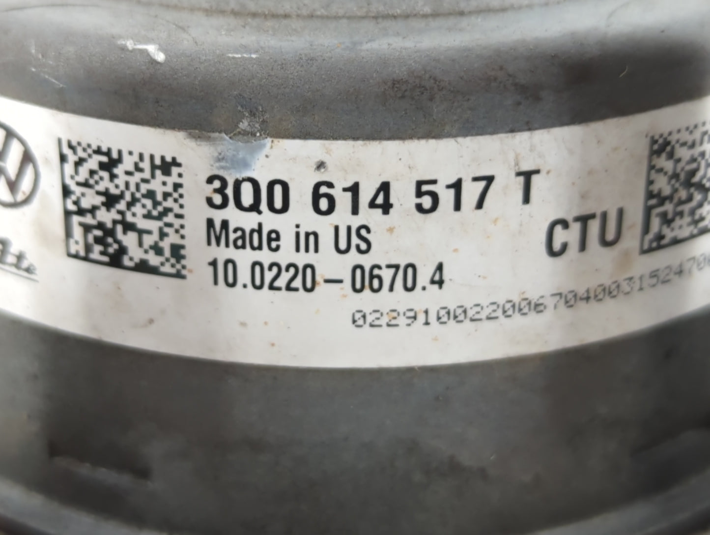 2015-2016 Volkswagen Golf ABS Pump Control Module Replacement P/N:3Q0 614 517 T 5Q0 614 517 P Fits Fits 2015 2016 2017 OEM U