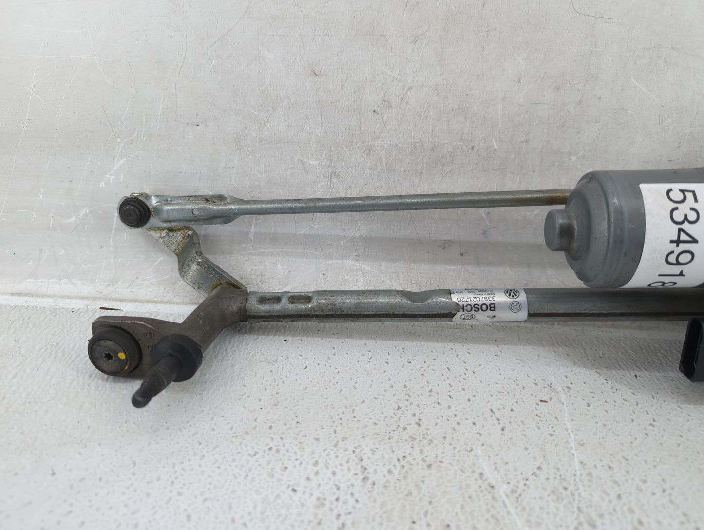 2017 Volkswagen Golf Front Windshield Wiper Motor Fits OEM Used Auto Parts - Oemusedautoparts1.com