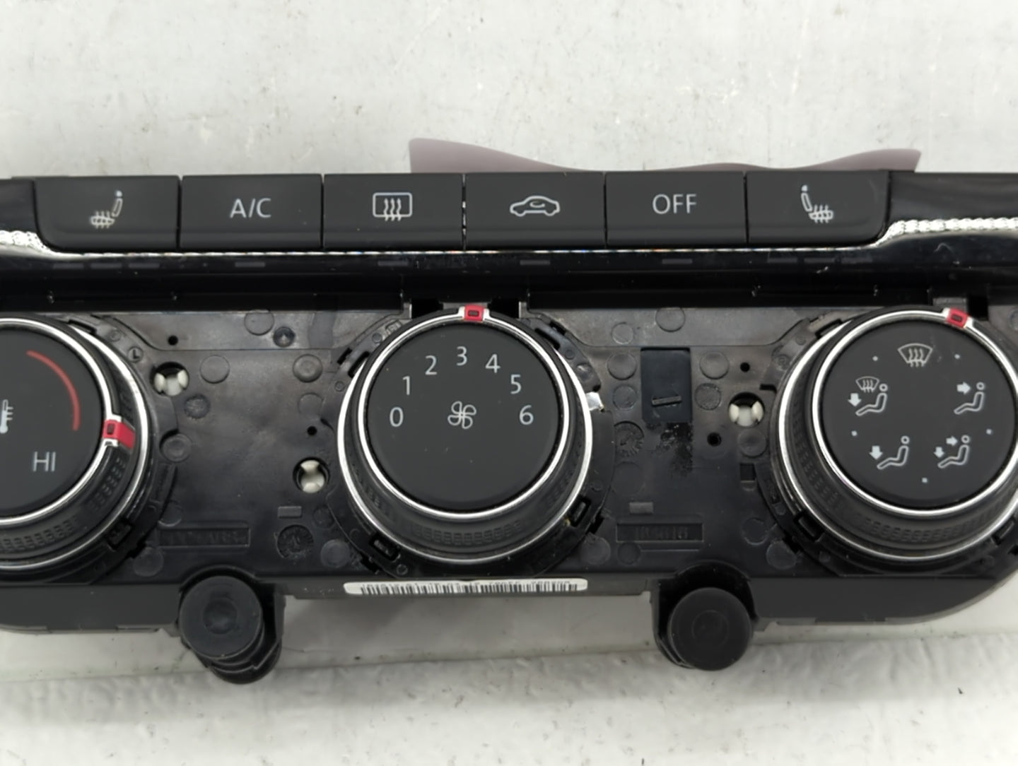 2017 Volkswagen Golf Climate Control Module Temperature AC/Heater Replacement P/N:5HB 012515-05 Fits OEM Used Auto Parts - O