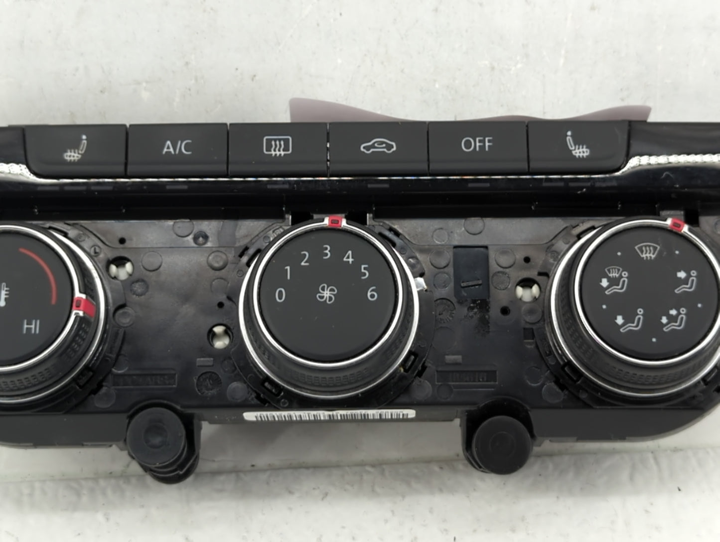 2017 Volkswagen Golf Climate Control Module Temperature AC/Heater Replacement P/N:5HB 012515-05 Fits OEM Used Auto Parts - O