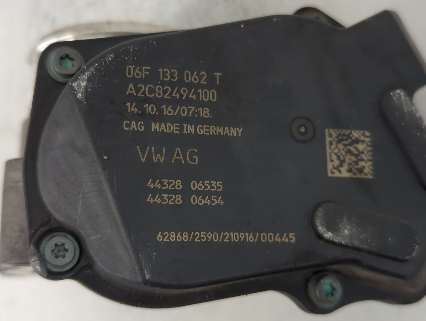 2013-2019 Volkswagen Golf Throttle Body P/N:A2C82494100 06F 133 062 T Fits OEM Used Auto Parts - Oemusedautoparts1.com