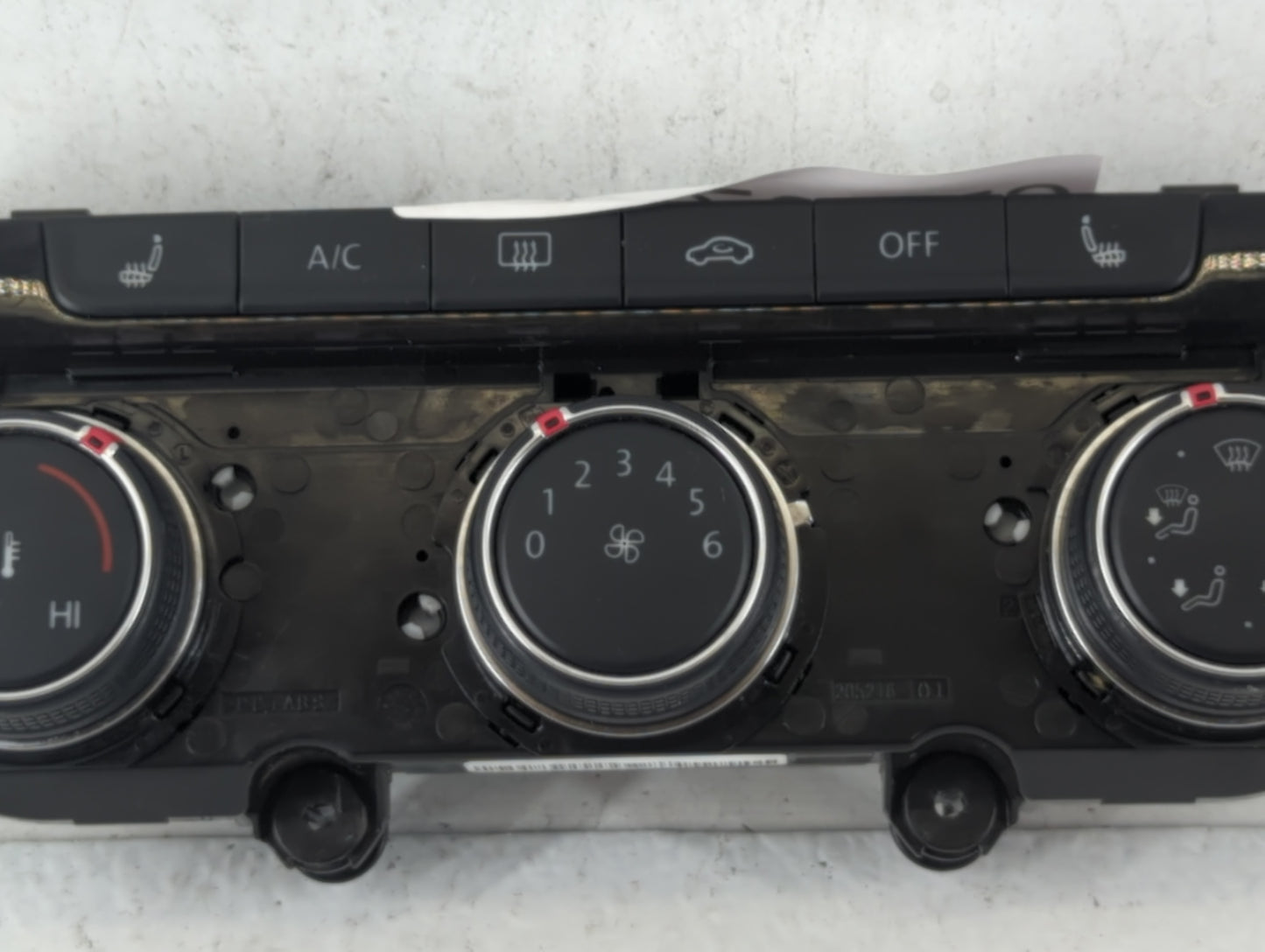 2017 Volkswagen Golf Climate Control Module Temperature AC/Heater Replacement P/N:5GM907426E Fits OEM Used Auto Parts - Oemu
