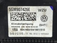 2017 Volkswagen Golf Climate Control Module Temperature AC/Heater Replacement P/N:5GM907426E Fits OEM Used Auto Parts - Oemu