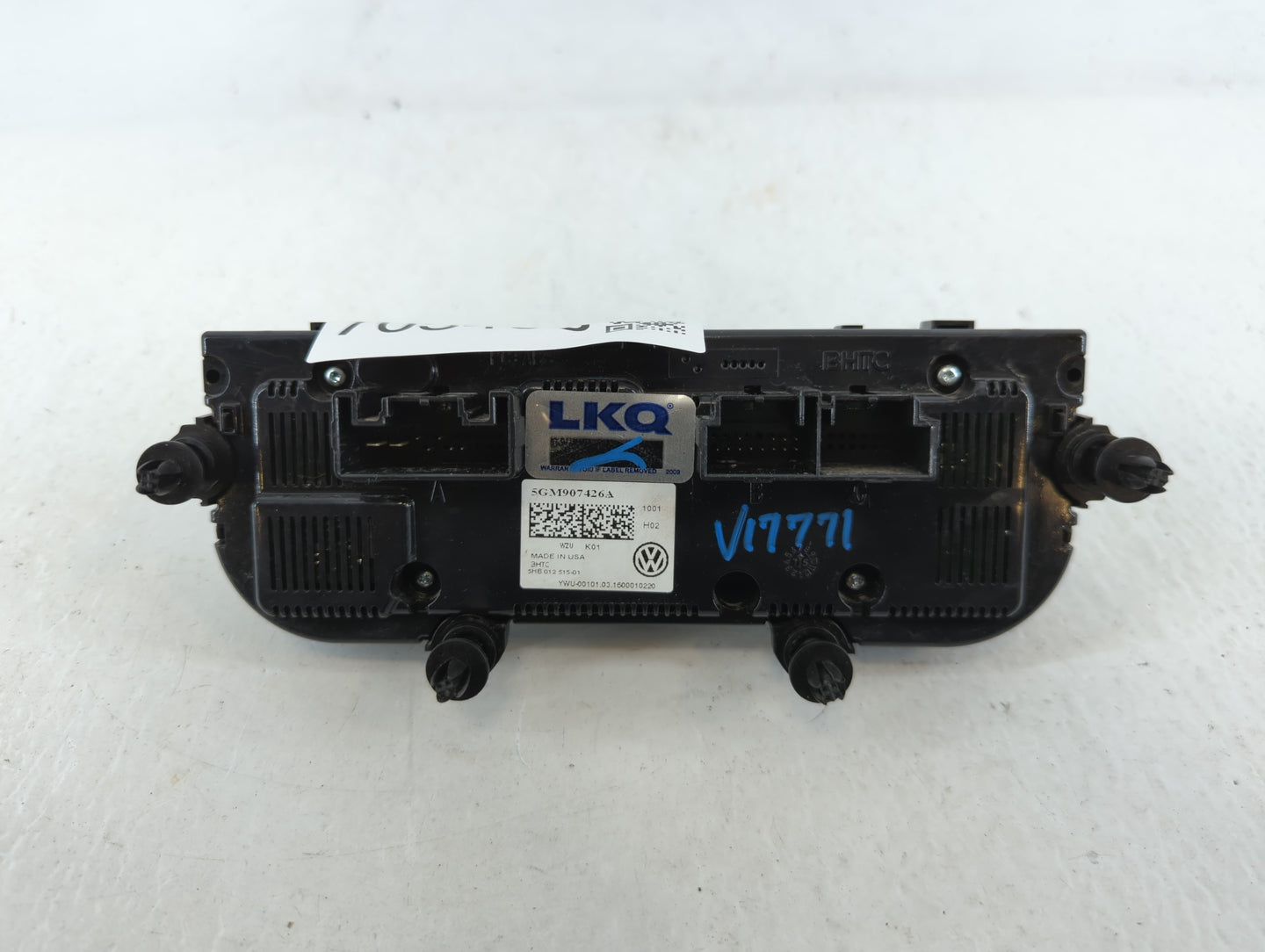 2017 Volkswagen Golf Climate Control Module Temperature AC/Heater Replacement P/N:5GM907426A Fits OEM Used Auto Parts - Oemu