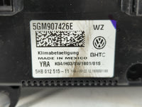 2017 Volkswagen Golf Climate Control Module Temperature AC/Heater Replacement P/N:5GM907426E Fits OEM Used Auto Parts - Oemu