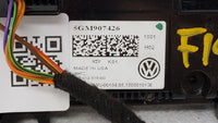 2017 Volkswagen Golf Climate Control Module Temperature AC/Heater Replacement P/N:5GM907426E 5GM907426 Fits OEM Used Auto Pa