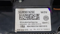 2017 Volkswagen Golf Climate Control Module Temperature AC/Heater Replacement P/N:5GM907426E 5GM907426 Fits OEM Used Auto Pa