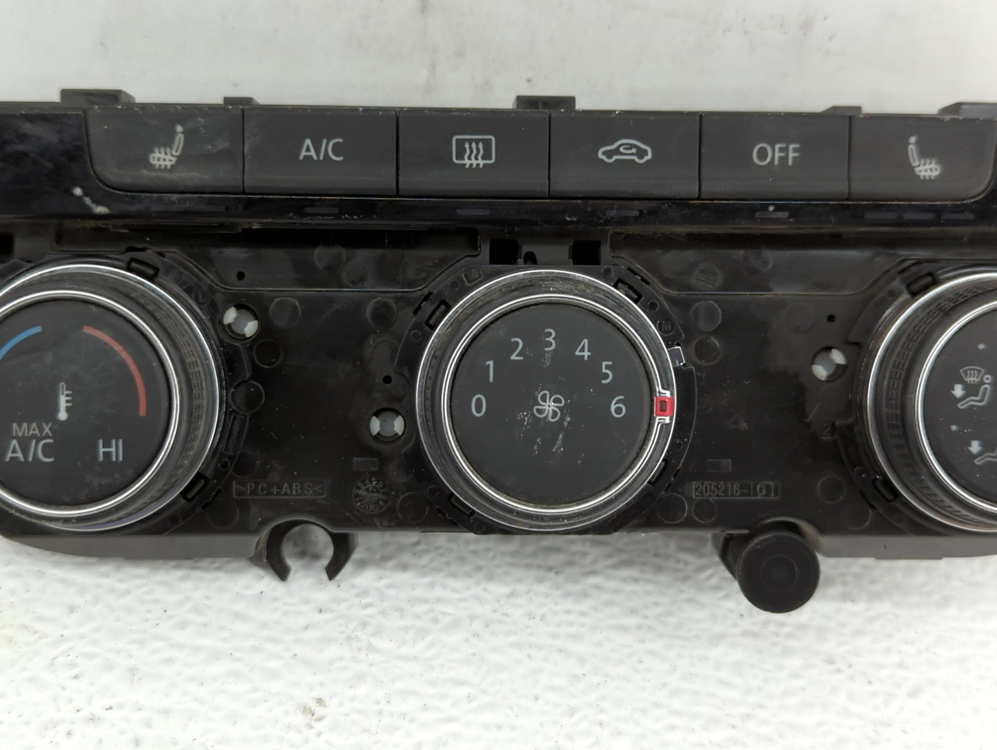 2017 Volkswagen Golf Climate Control Module Temperature AC/Heater Replacement P/N:5GM907426E 5GM907426 Fits OEM Used Auto Pa