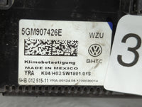 2017 Volkswagen Golf Climate Control Module Temperature AC/Heater Replacement P/N:5GM907426E 5GM907426 Fits OEM Used Auto Pa
