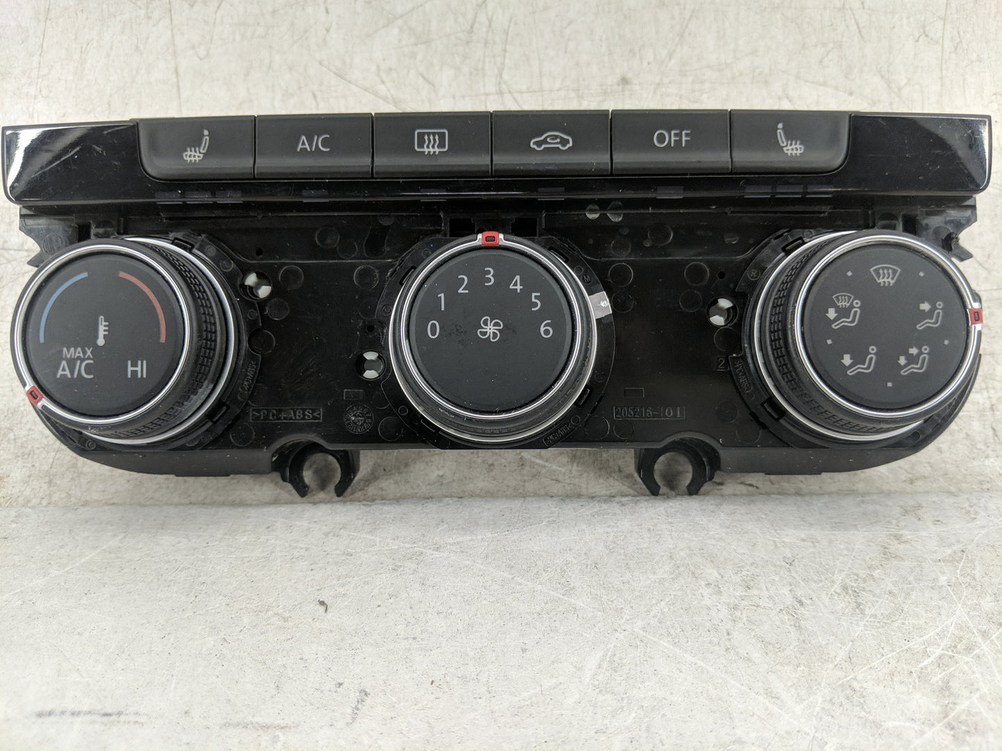 2017 Volkswagen Golf Gti Climate Control Module Temperature AC/Heater Replacement P/N:5GM907426E 5HB012515-11 Fits OEM Used 
