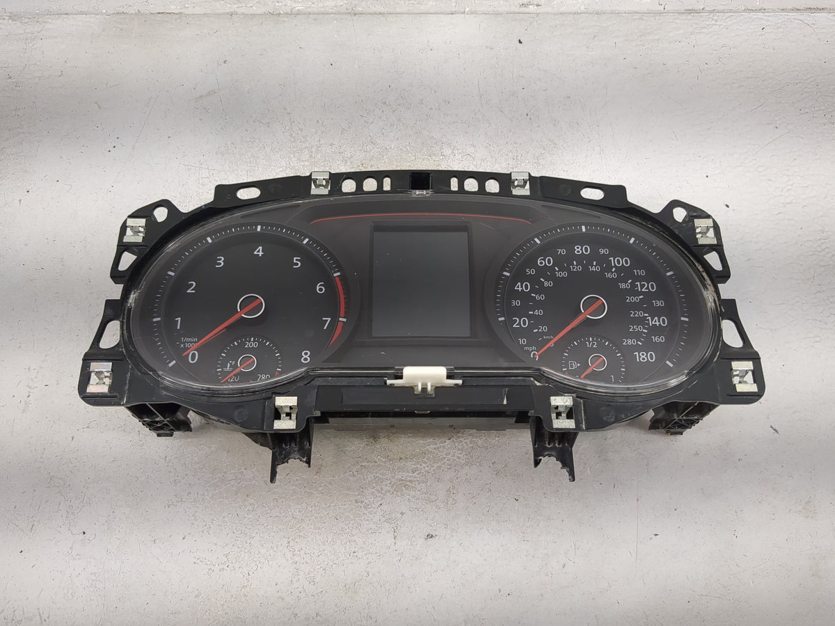2017 Volkswagen Golf Gti Instrument Cluster Speedometer Gauges P/N:5G1920856B 5G1_180_344, A2C89971200 Miles: Fits OEM Used 