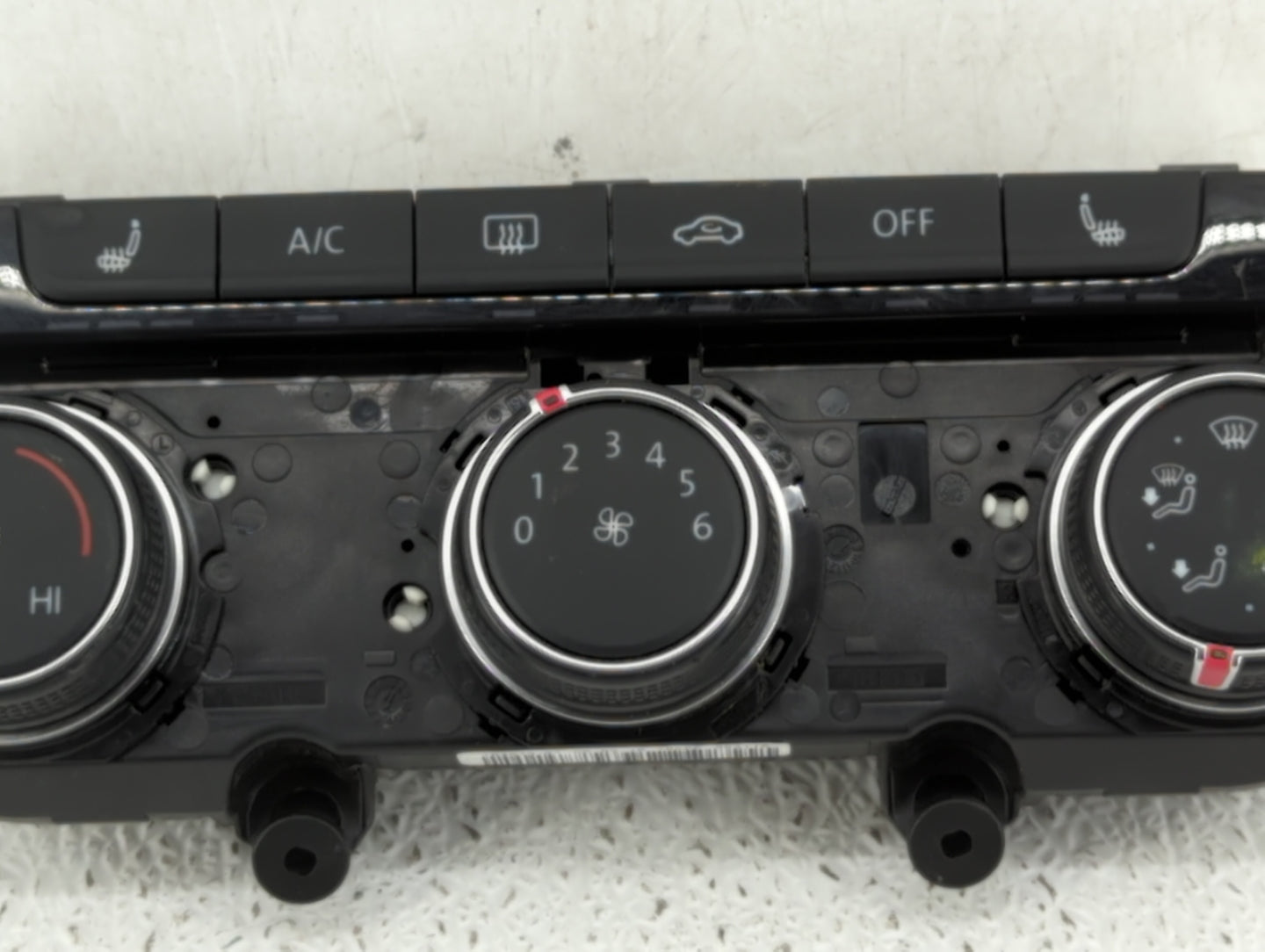 2017 Volkswagen Golf Sportwagen Climate Control Module Temperature AC/Heater Replacement P/N:5HB 012515-05 5GM907426E Fits O