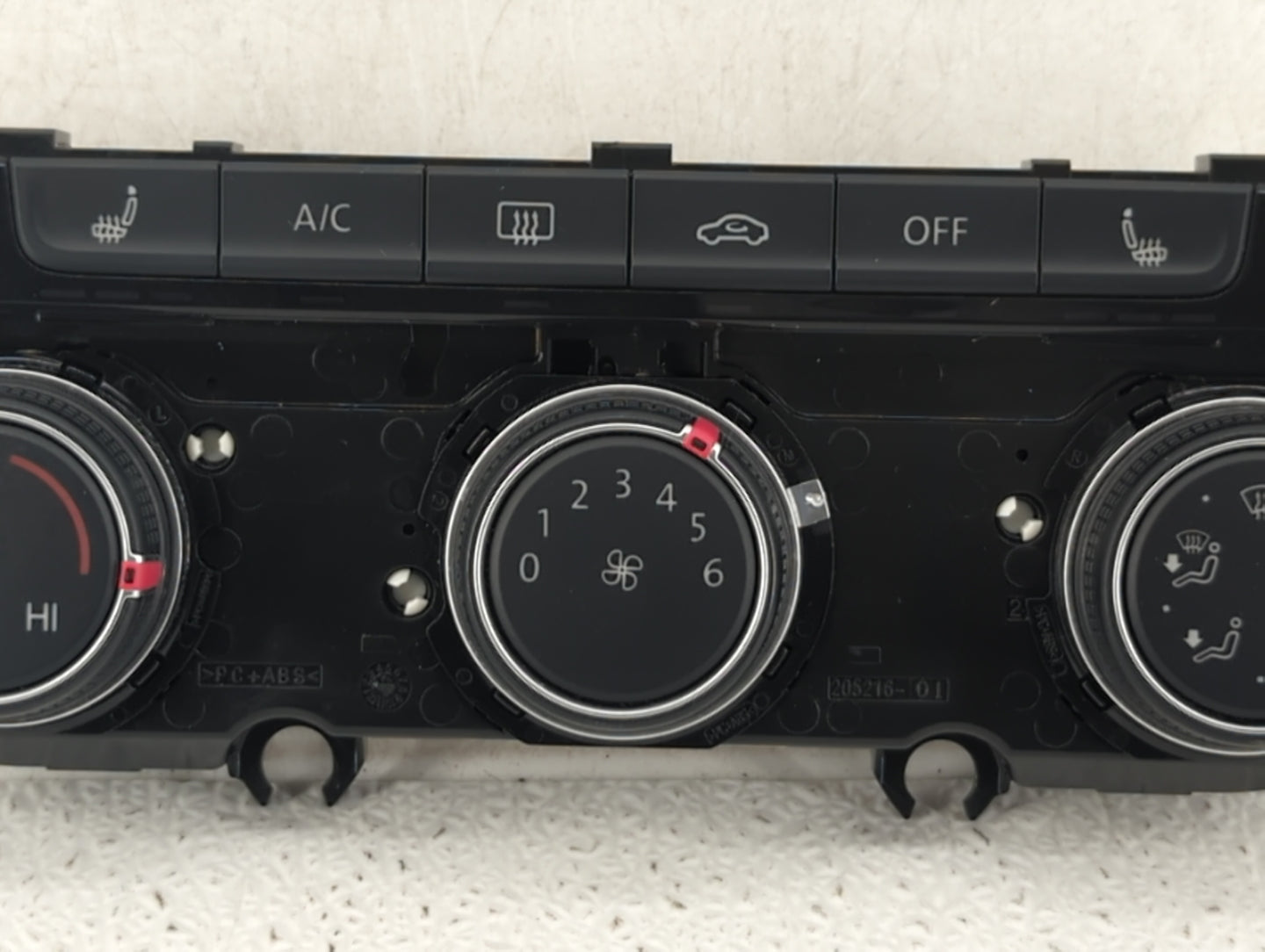 2017 Volkswagen Golf Sportwagen Climate Control Module Temperature AC/Heater Replacement P/N:5GM907426E 5GM907426 Fits OEM U