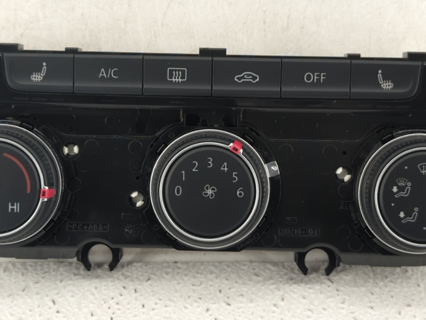 2017 Volkswagen Golf Sportwagen Climate Control Module Temperature AC/Heater Replacement P/N:5GM907426E 5GM907426 Fits OEM U