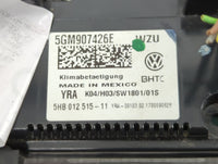 2017 Volkswagen Golf Sportwagen Climate Control Module Temperature AC/Heater Replacement P/N:5GM907426E 5GM907426 Fits OEM U