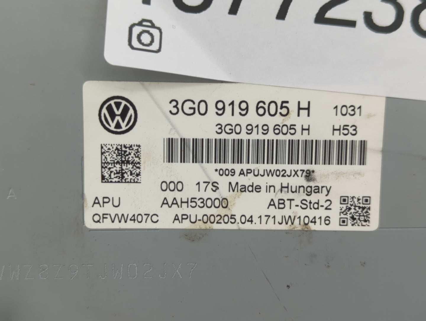 2016-2017 Volkswagen Gti Information Display Screen - Oemusedautoparts1.com