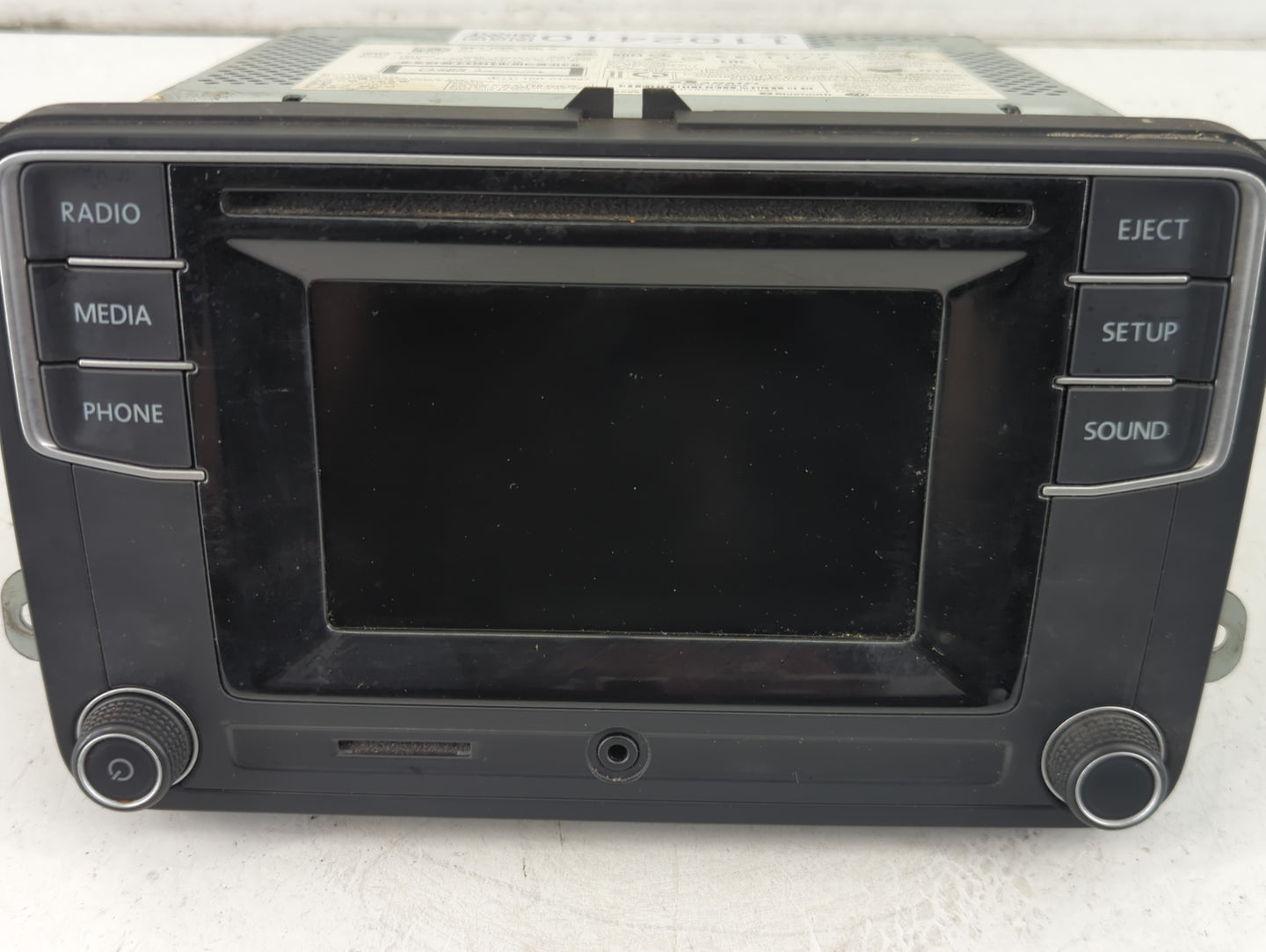 2017 Volkswagen Jetta Radio AM FM Cd Player Receiver Replacement P/N:561 035 150 A Fits OEM Used Auto Parts - Oemusedautopar