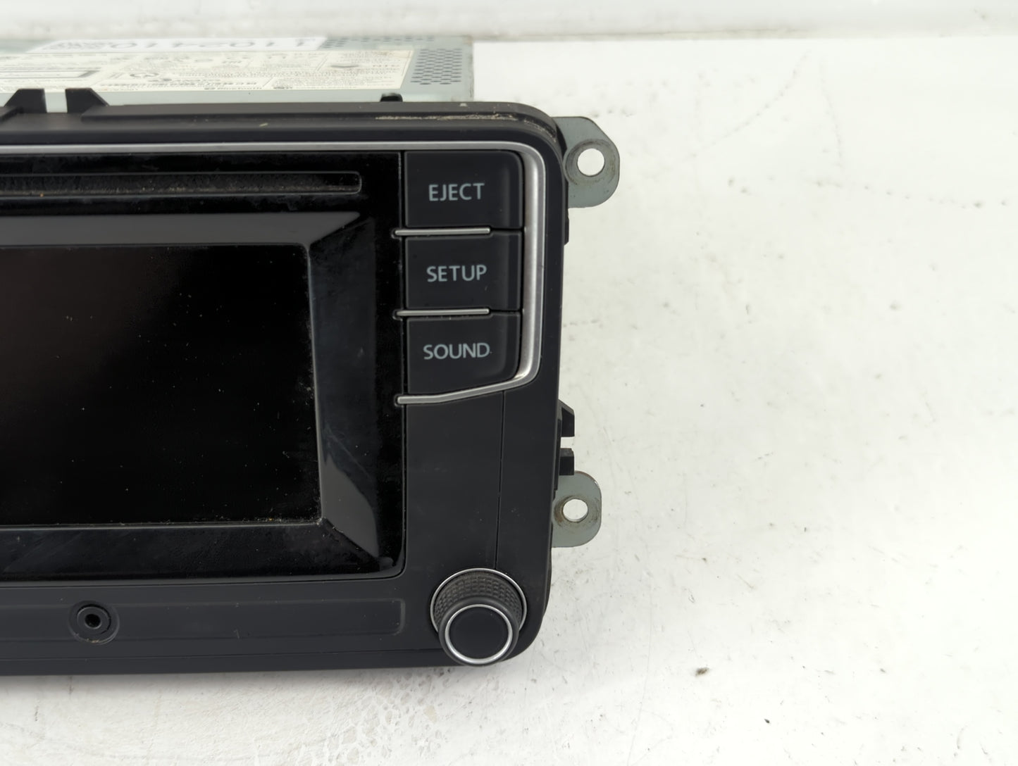 2017 Volkswagen Jetta Radio AM FM Cd Player Receiver Replacement P/N:561 035 150 A Fits OEM Used Auto Parts - Oemusedautopar