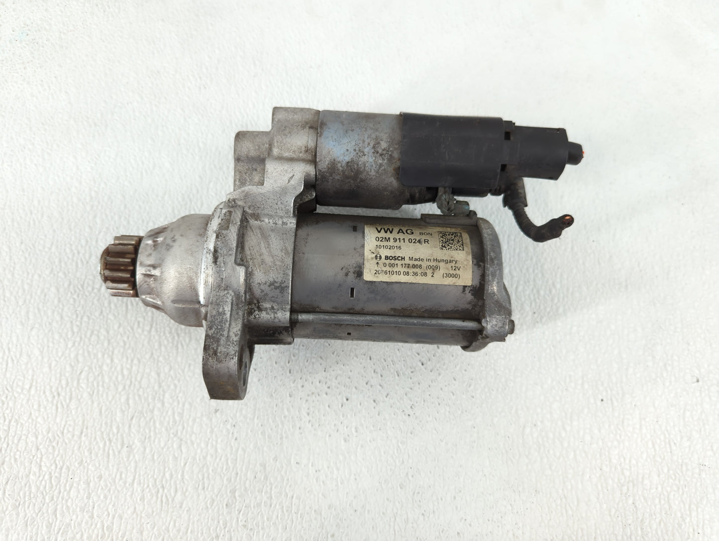 2014 Volkswagen Jetta Car Starter Motor Solenoid OEM P/N:02M 911 024 R Fits Fits 2015 2016 2017 2018 2019 2020 2021 2022 OEM