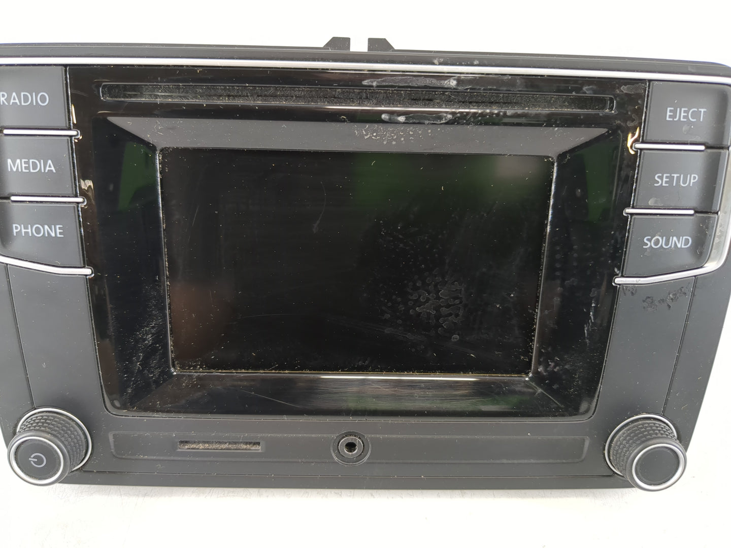 2017 Volkswagen Jetta Radio AM FM Cd Player Receiver Replacement P/N:561 035 150 A Fits OEM Used Auto Parts - Oemusedautopar