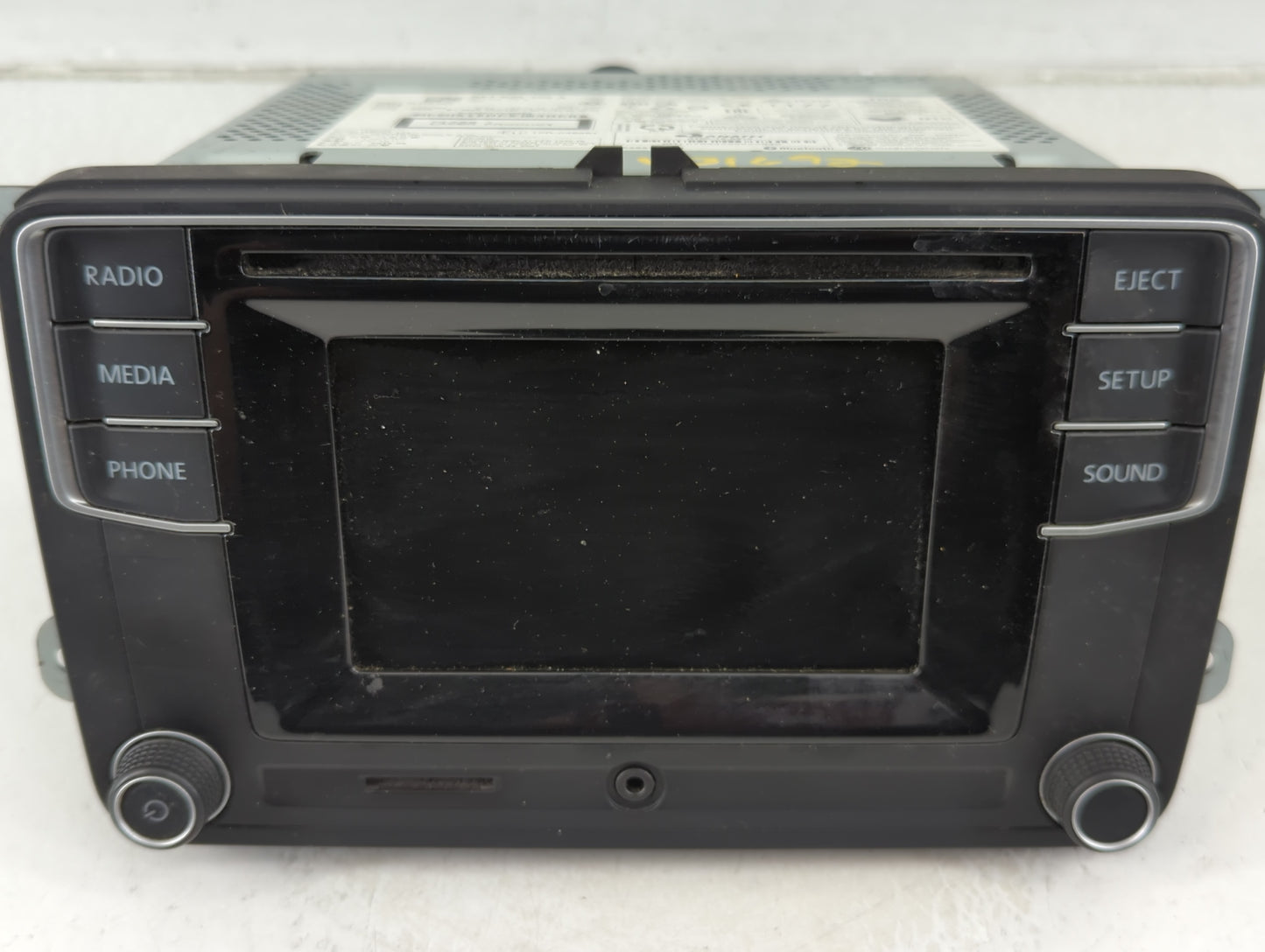 2017 Volkswagen Jetta Radio AM FM Cd Player Receiver Replacement P/N:561 035 150 A Fits OEM Used Auto Parts - Oemusedautopar