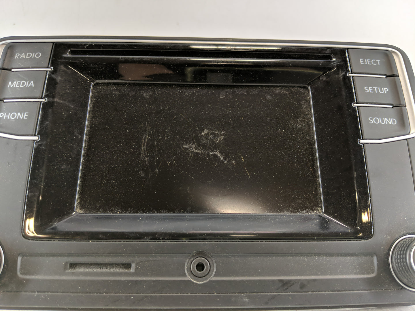 2017 Volkswagen Jetta Radio AM FM Cd Player Receiver Replacement P/N:561 035 150 A Fits OEM Used Auto Parts - Oemusedautopar