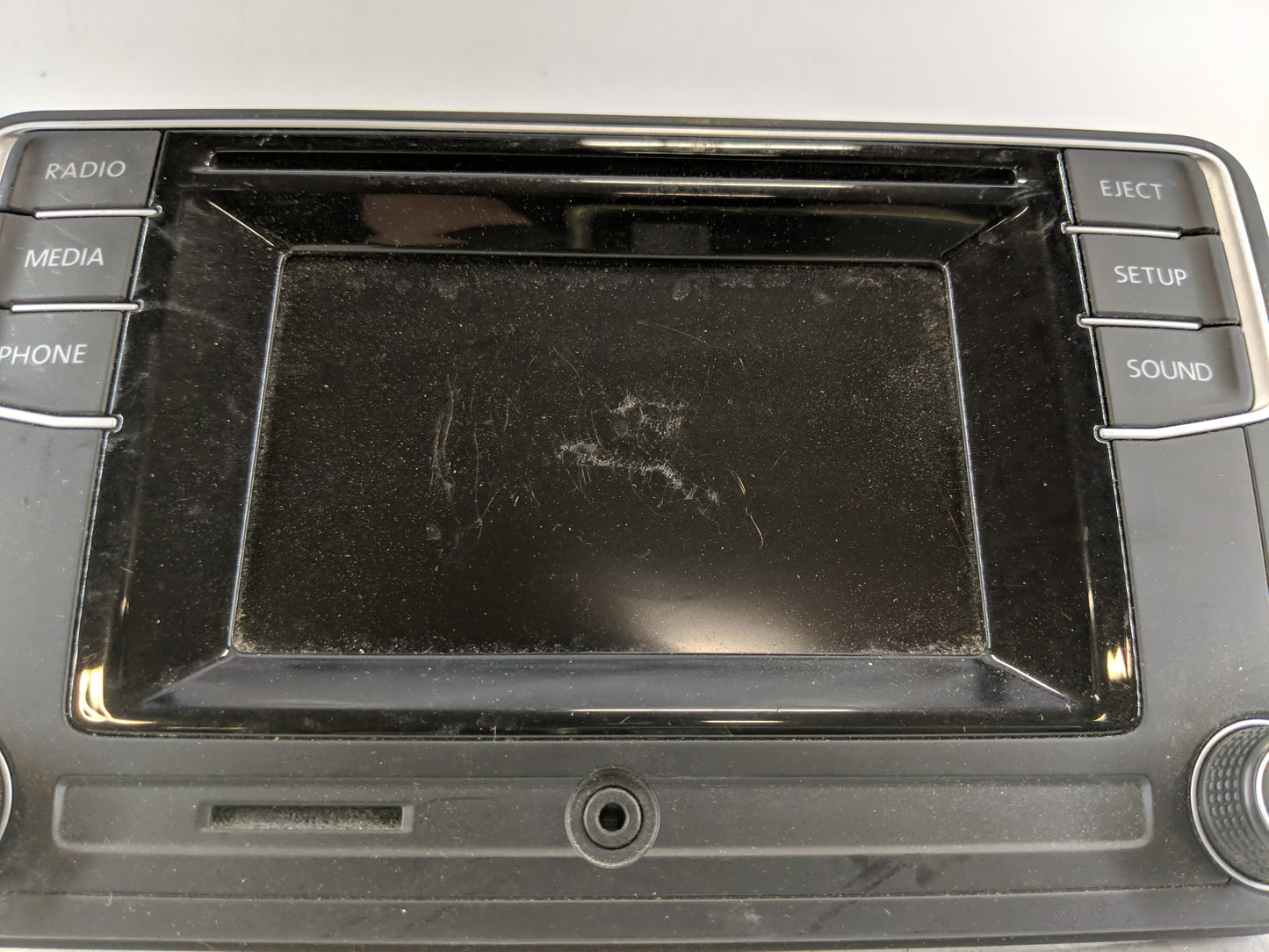 2017 Volkswagen Jetta Radio AM FM Cd Player Receiver Replacement P/N:561 035 150 A Fits OEM Used Auto Parts - Oemusedautopar