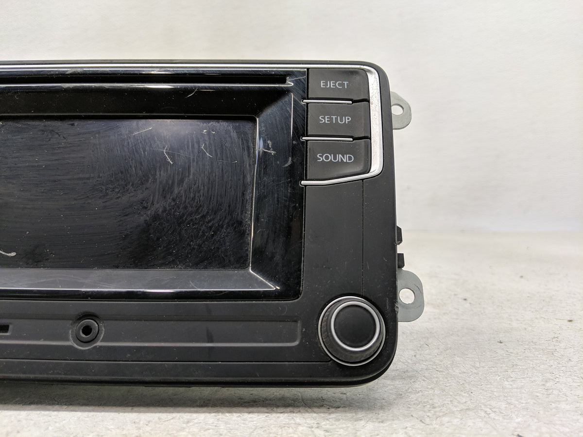 2017 Volkswagen Jetta Radio AM FM Cd Player Receiver Replacement P/N:561 035 150 A Fits OEM Used Auto Parts - Oemusedautopar