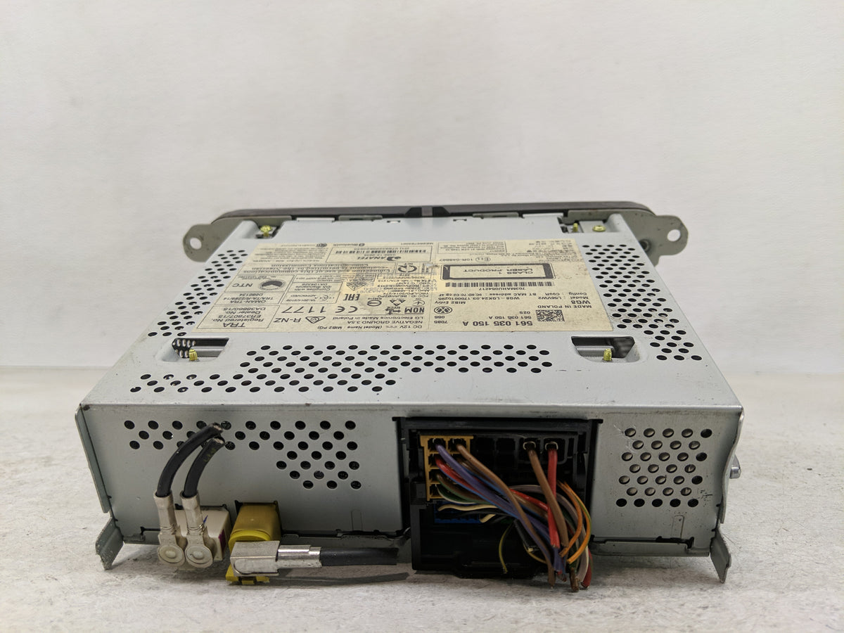 2017 Volkswagen Jetta Radio AM FM Cd Player Receiver Replacement P/N:561 035 150 A Fits OEM Used Auto Parts - Oemusedautopar