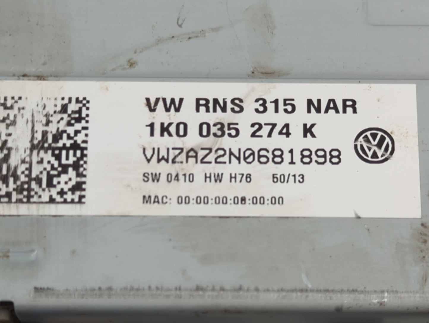 2014-2017 Volkswagen Jetta Radio AM FM Cd Player Receiver Replacement P/N:1K0 035 274 K Fits Fits 2014 2015 2016 2017 OEM Us