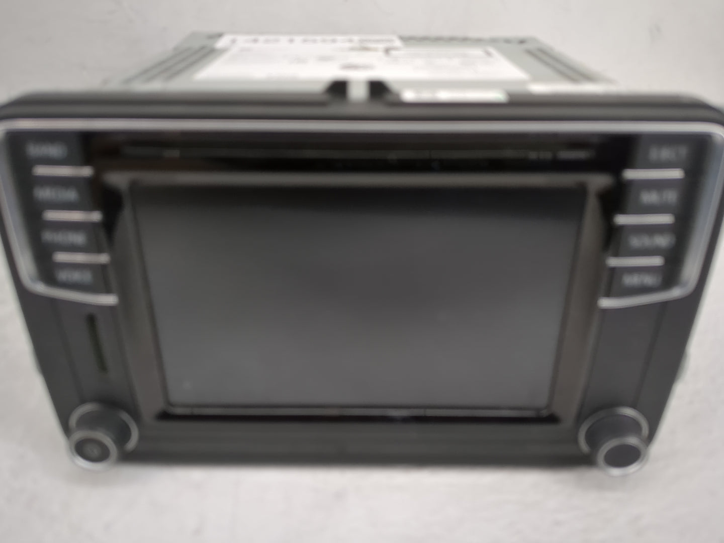 2017 Volkswagen Jetta Radio AM FM Cd Player Receiver Replacement Fits OEM Used Auto Parts - Oemusedautoparts1.com